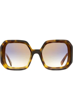 MCM 709S square-frame visetos-print sunglasses