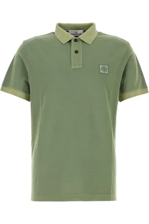 Stone Island Logo-patch polo shirt