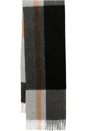 N.PEAL Cashmere checked scarf