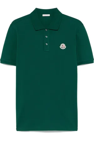 Moncler Stripe-detail piqué polo shirt