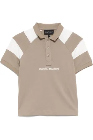 Emporio Armani Logo-embroidered polo shirt