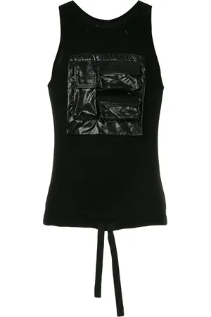 Takahiromiyashita The Soloist Contrast patch vest top