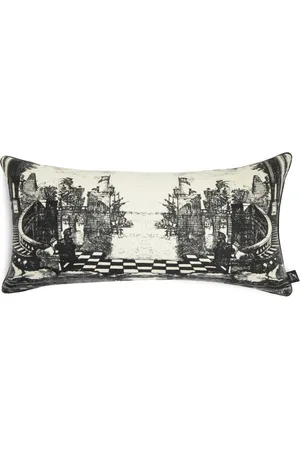 FORNASETTI Giardino Settecentesco cashmere cushion (60cm x 30cm)