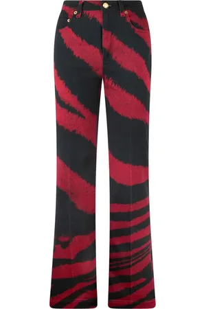 Roberto Cavalli Zebra-print jeans