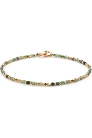 MAOR 18kt yellow Percep emerald bracelet