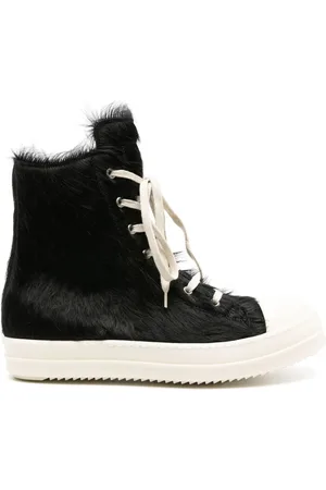 Rick Owens Leather high-top sneakers