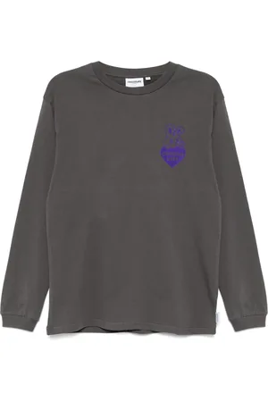 Chocoolate Rabbit graphic long-sleeved T-shirt
