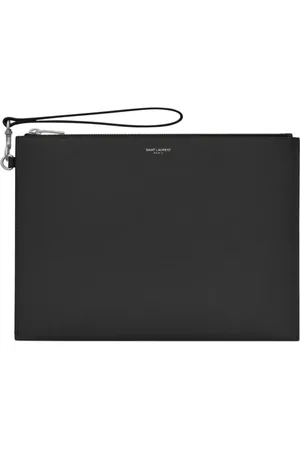 Saint Laurent Logo zipped clutch