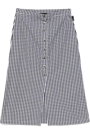 AGNÈS B. Gingham cotton skirt