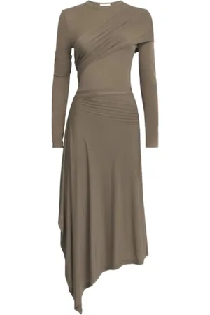 Helmut Lang Gathered midi dress