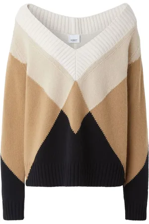 Burberry Intarsia-knit pattern jumper