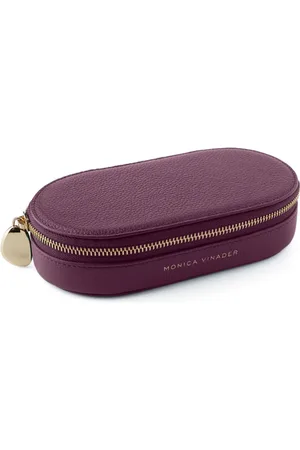 Monica Vinader Logo-stamp leather jewellery box