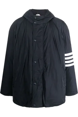 Thom Browne 4-Bar padded hooded jacket