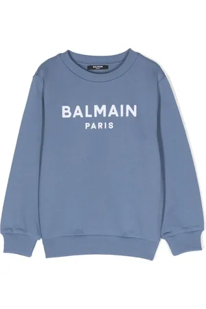 Balmain Logo-print cotton sweatshirt