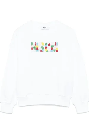 Msgm Beaded-logo sweatshirt
