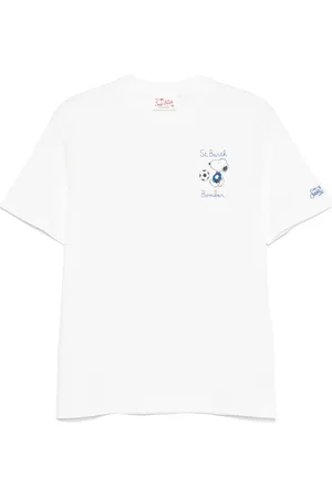 MC2 SAINT BARTH X Peanuts Snoopy Bomber-print T-shirt
