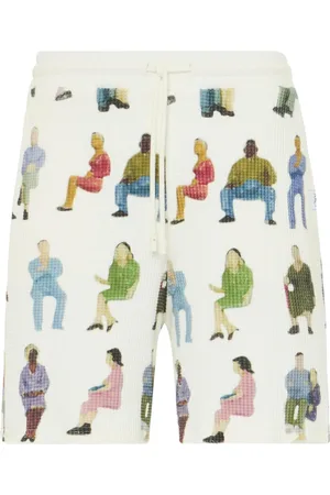 J.W.Anderson Waffle-texture shorts