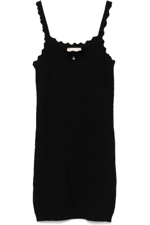 Elisabetta Franchi Logo-jacquard dress