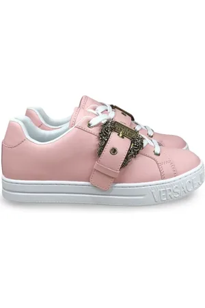 VERSACE Baroque-buckle sneakers