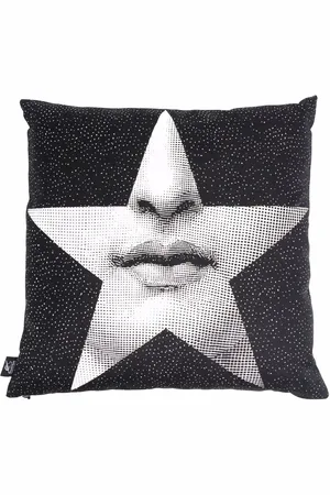 FORNASETTI Star face print cushion