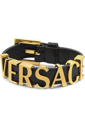 VERSACE Logo-lettering bracelet