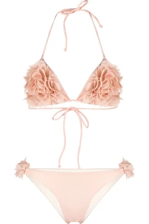 LA REVECHE Shayna floral-appliqu?? bikini