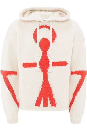 J.W.Anderson Anchor logo-detail hoodie