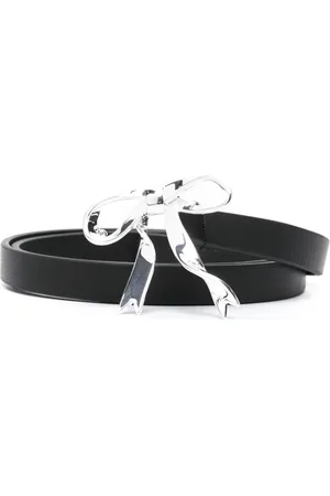 Maje Bow-detail leather belt