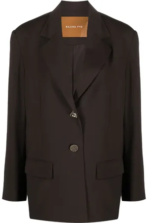 REJINA PYO Karyn single-breasted wool blend blazer