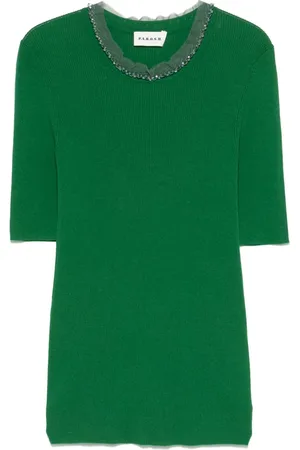 P.A.R.O.S.H. Bead-embellished T-shirt