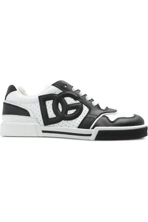 Dolce & Gabbana Logo-appliqué leather sneakers