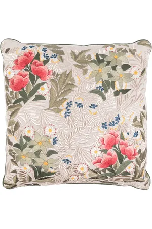 Les-Ottomans Garden-embroidered cushion (50cm x 50cm)