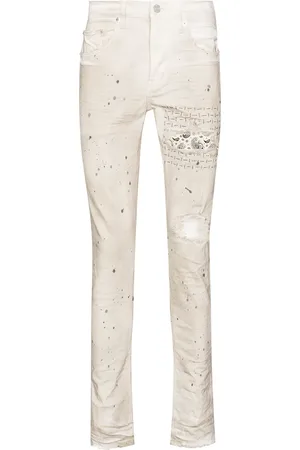 Purple Brand Bandana patch skinny jeans
