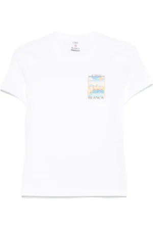 Casablanca Surreal Pool-print T-shirt