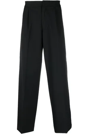 BONSAI Pleated straight-leg trousers