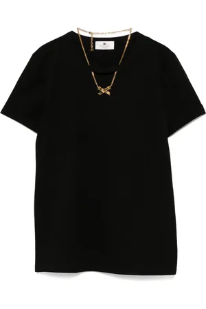 Elisabetta Franchi Necklace-detail T-shirt
