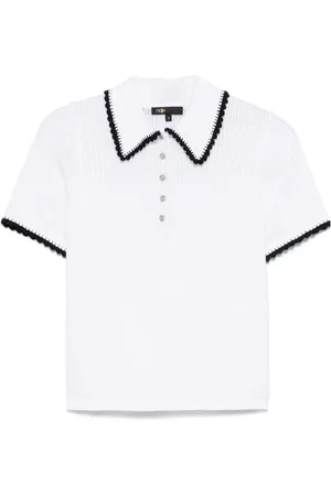 Maje Knitted polo top