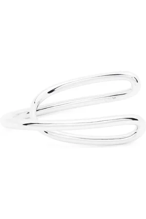 CHARLOTTE CHESNAIS Initial twisted cuff bracelet