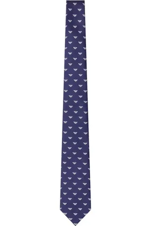 Emporio Armani Monogram silk tie