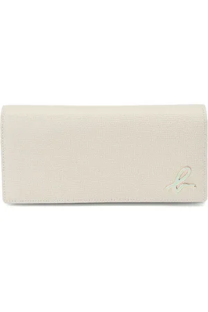 AGNÈS B. Logo-plaque leather continental wallet
