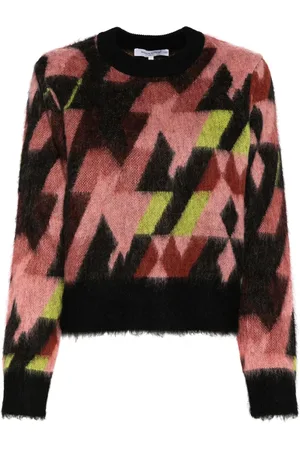 Maison Kitsuné Graphic jacquard jumper