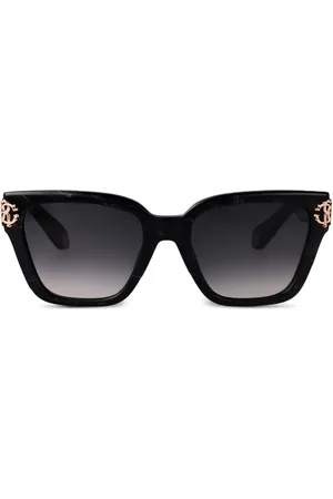 Roberto Cavalli Logo-plaque sunglasses