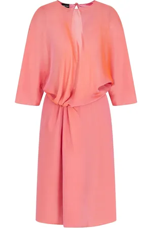 Giorgio Armani Round neck midi dress
