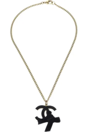 CHANEL 2007 CC bow necklace