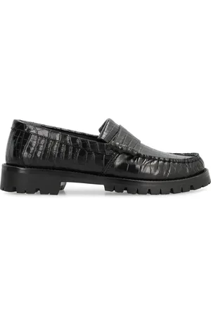 Rhude Crocodile-effect loafers