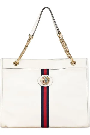 Gucci 2000-2015 Large Web Leather Rajah tote bag