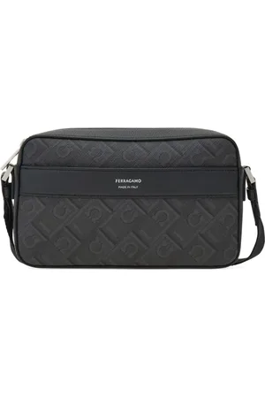 Salvatore Ferragamo Logo-debossed messenger bag