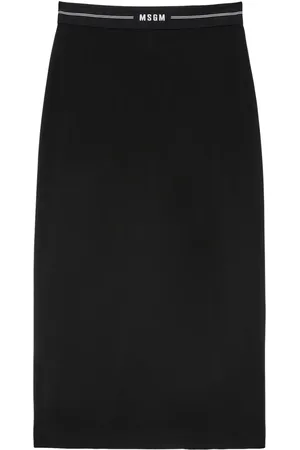 Msgm Logo-band skirt