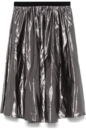 FORTE FORTE Metallic midi skirt
