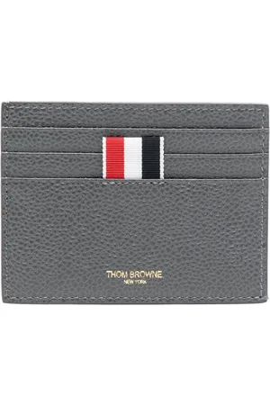 Thom Browne Pebbled leather cardholder
